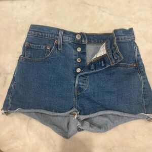 Levi 501 denim shorts